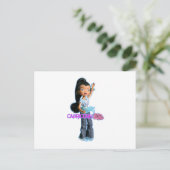 山羊座はがき ポストカード (スタンド正面)