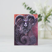 山羊座はがき ポストカード (スタンド正面)