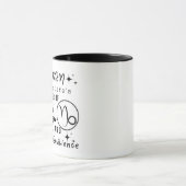 山羊座やる気を起こさせる引用文〔占星術の〕十二宮図標識 マグカップ (中央)