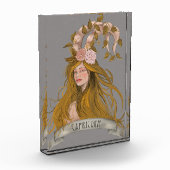 山羊座ウーマンファンタジーアクリルウォールアート フォトブロック (左)