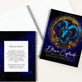 山羊座エレガント〔占星術の〕十二宮図標識ヴィンテージ天空 ノートブック