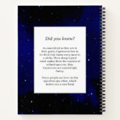 山羊座エレガント〔占星術の〕十二宮図標識ヴィンテージ天空 ノートブック (裏面)