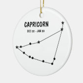 山羊座オーナメント セラミックオーナメント (左)