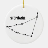 山羊座オーナメント セラミックオーナメント (裏面)