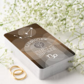 山羊座カスタム誕生日〔占星術の〕十二宮図-モダンデザイン トランプ (インサイチュ (ウェディング))