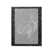 山羊座コンステレーションヘベリアス1690版木、銅版、版画 ノートパッド (回転)