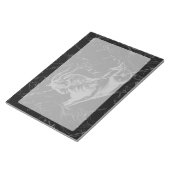 山羊座コンステレーションヘベリアス1690版木、銅版、版画 ノートパッド (アングル)