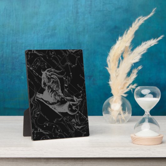 山羊座コンステレーションヘベリアス1690版木、銅版、版画 フォトプラーク (側面)