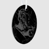 山羊座コンステレーションマップヴィンテージヘベリアス1690 オーナメント (正面)