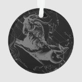 山羊座コンステレーションマップヴィンテージヘベリアス1690 オーナメント (裏面)