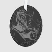 山羊座コンステレーションマップヴィンテージヘベリアス1690 オーナメント (正面)