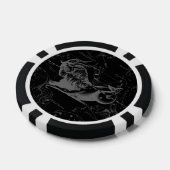 山羊座コンステレーションマップヴィンテージヘベリアス1690 ポーカーチップ (シングル)