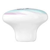 山羊座サインオンマザーオブパールヌーカースタイル セラミックノブ (側面)