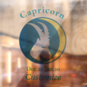 山羊座サンダーコーブのサイン ウィンドウサイン (シート2)