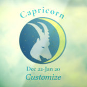 山羊座サンダーコーブのサイン ウィンドウサイン (シート3)