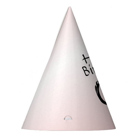 山羊座ザシーヤギ〔占星術の〕十二宮図誕生日 パーティーハット (左)