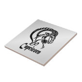 山羊座ザシーヤギ〔占星術の〕十二宮図 タイル (側面)