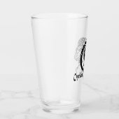 山羊座ザシーヤギ〔占星術の〕十二宮図 タンブラーグラス (右)