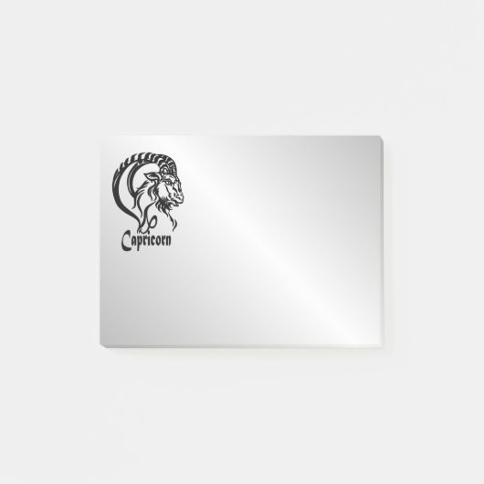 山羊座ザシーヤギ〔占星術の〕十二宮図 ポストイット (正面)