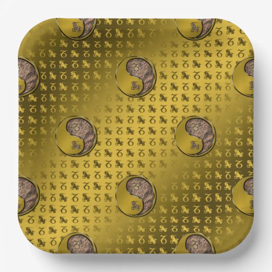 山羊座ザセアゴート ペーパープレート (正面)