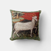 山羊座ザヤギ〔占星術の〕十二宮図サインバースデーパーティー クッション (正面)