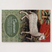 山羊座ザヤギ〔占星術の〕十二宮図サインバースデーパーティー ジグソーパズル (横)