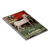 山羊座ザヤギ〔占星術の〕十二宮図サインバースデーパーティー ノートブック (右側)