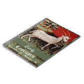 山羊座ザヤギ〔占星術の〕十二宮図サインバースデーパーティー ノートブック (左側)