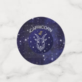 山羊座ザヤギ〔占星術の〕十二宮図デザイン表 コンフェッティ (スモール正面)