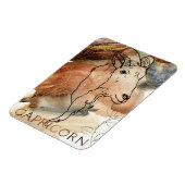 山羊座ザヤギ〔占星術の〕十二宮図星占いバースデーブルー マグネット (左側)