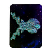 山羊座ザヤギ〔占星術の〕十二宮図磁石 マグネット (縦)