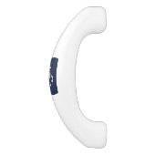 山羊座シンボルネイビー炭素繊維スタイル セラミックキャビネット取っ手 (側面)