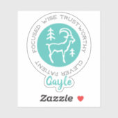 山羊座シール シール (シート)