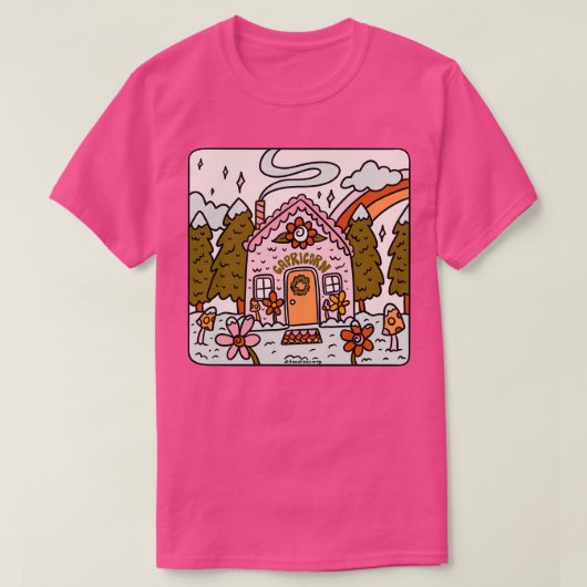 山羊座ジンガーブレッドハウス Tシャツ (デザイン正面)