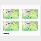 山羊座スターベビーシール 長方形シール (シート)