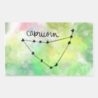 山羊座スターベビーシール 長方形シール