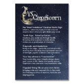 山羊座テーブルカード テーブルナンバー (裏面)