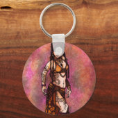 山羊座トライバルベリーダンサー キーホルダー (正面)