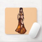 山羊座トライバルベリーダンサー マウスパッド (マウス)