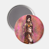 山羊座トライバルベリーダンサー マグネット (正面/裏面)