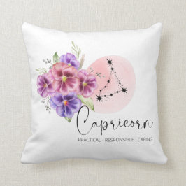 山羊座フラワー装飾用クッション クッション