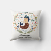 山羊座ベビーキュート子供部屋装飾用クッション クッション (裏面)