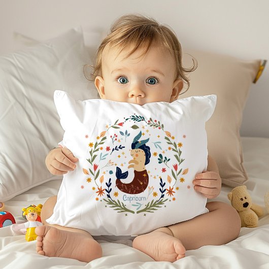 山羊座ベビーキュート子供部屋装飾用クッション クッション