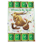 山羊座ベビー – シーヤギ(12月22日~1月19日)メディア ミディアムペーパーバッグ (正面)