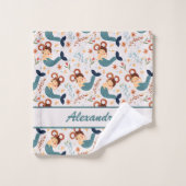 山羊座ベビー | 小さなヤギのための居心地の良い&ソフト バスタオルセット (ウォッシュタオル)