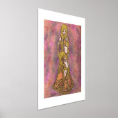 山羊座ベリーダンサーカード 箔ポスター (レイダウン)