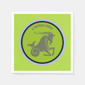 山羊座ペーパーナプキン スタンダードカクテルナプキン (正面)