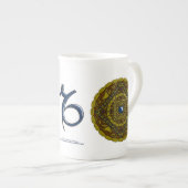 山羊座マンダラスペシャリティマグ ボーンチャイナマグカップ (正面右)