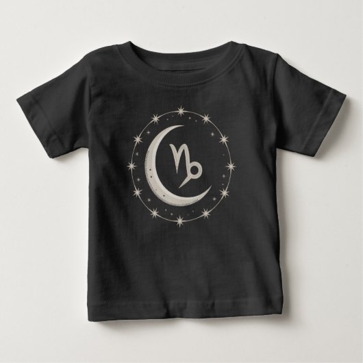 山羊座ムーン:天像 ベビーTシャツ (正面)