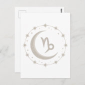 山羊座ムーン:天像 ポストカード (正面/裏面)